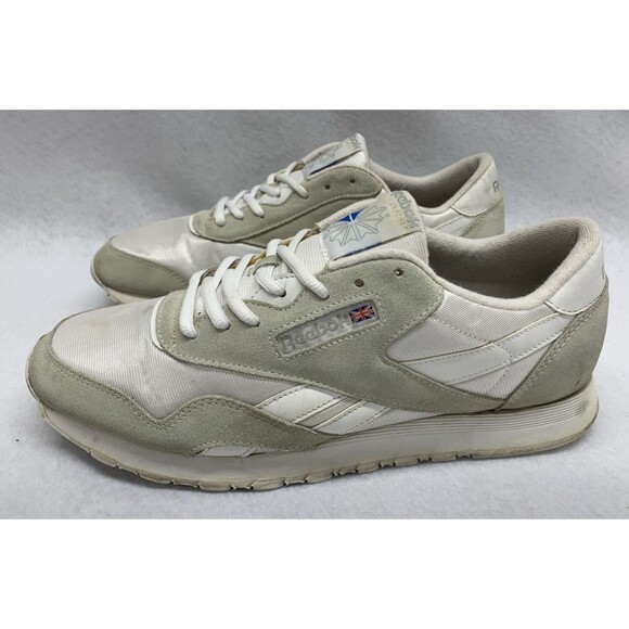 Reebok Classic 1Y3501 Mens Size 11.5 Sneakers Gray White Running Shoes - Picture 3 of 16